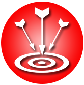 Arrow and Target Icon