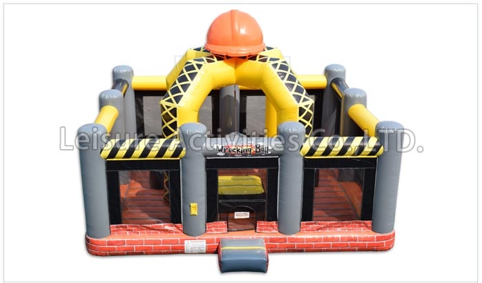 Wrecking Ball Xtreme inflatable bounce house attraction