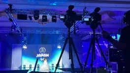Japan event production with LED screen and professional camera crew
