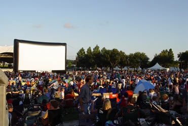 Giant Drive-In Movie Screens