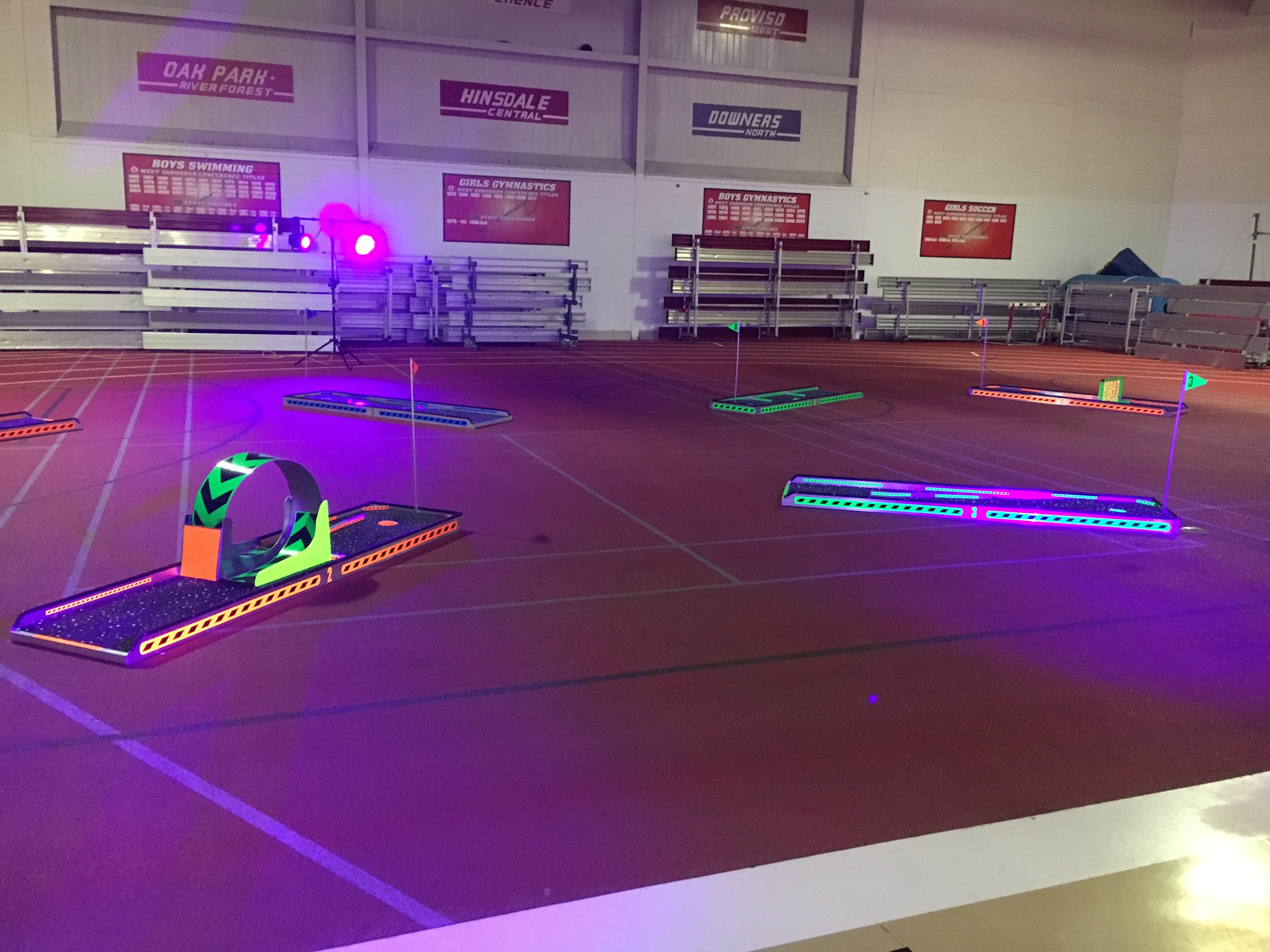 Black Light Putt-Putt Golf